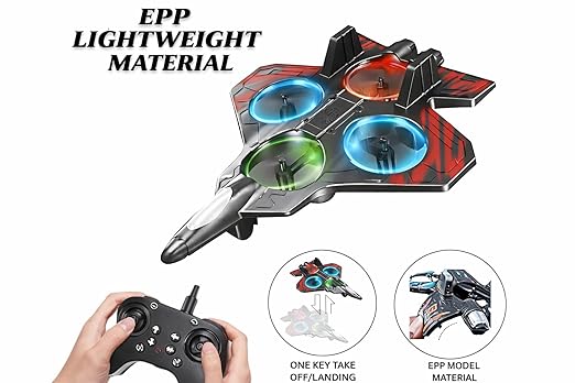 Ezvian AeroX Falcon RC Fighter Jet – High-Speed Remote Control Airplane for Kids & Adults