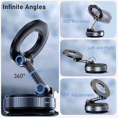 Ezvian MagLock Pro Magnetic Mobile Holder – Strong Grip Car & Desk Phone Mount