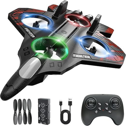 Ezvian AeroX Falcon RC Fighter Jet – High-Speed Remote Control Airplane for Kids & Adults